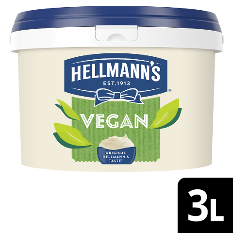Hellmanns Vegan Mayo 3 Liter Eimer Hellmanns Vegan Mayo 3 Liter Eimer