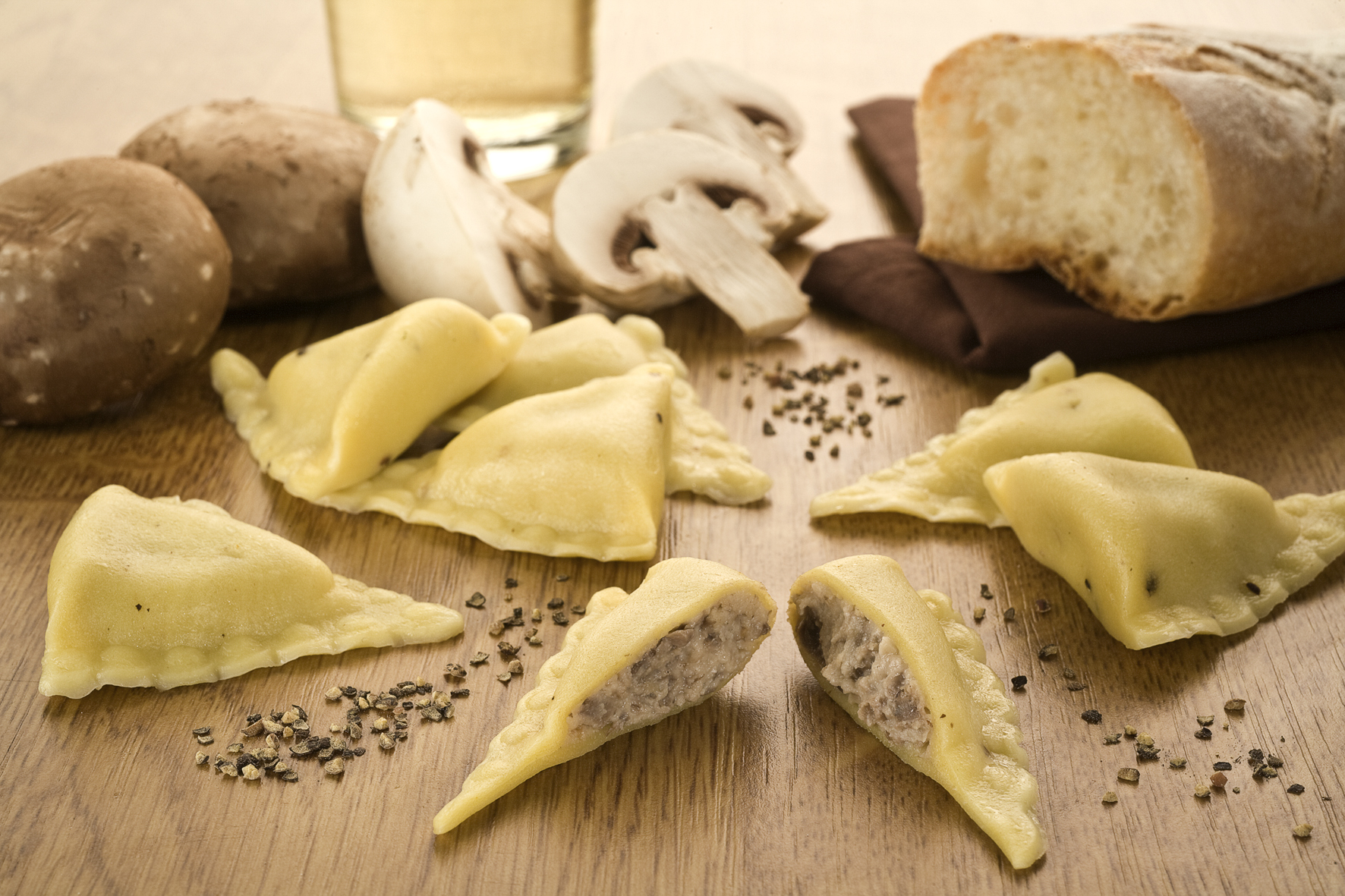 Bon Pastaio Rust Triangolo Portobello Funghi 3Kg Bon Pastaio Rust Triangolo Portobello Funghi 3Kg