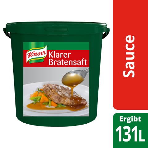KNORR Klarer Bratensaft 12,5 Kg Eimer KNORR Klarer Bratensaft 12,5 Kg Eimer