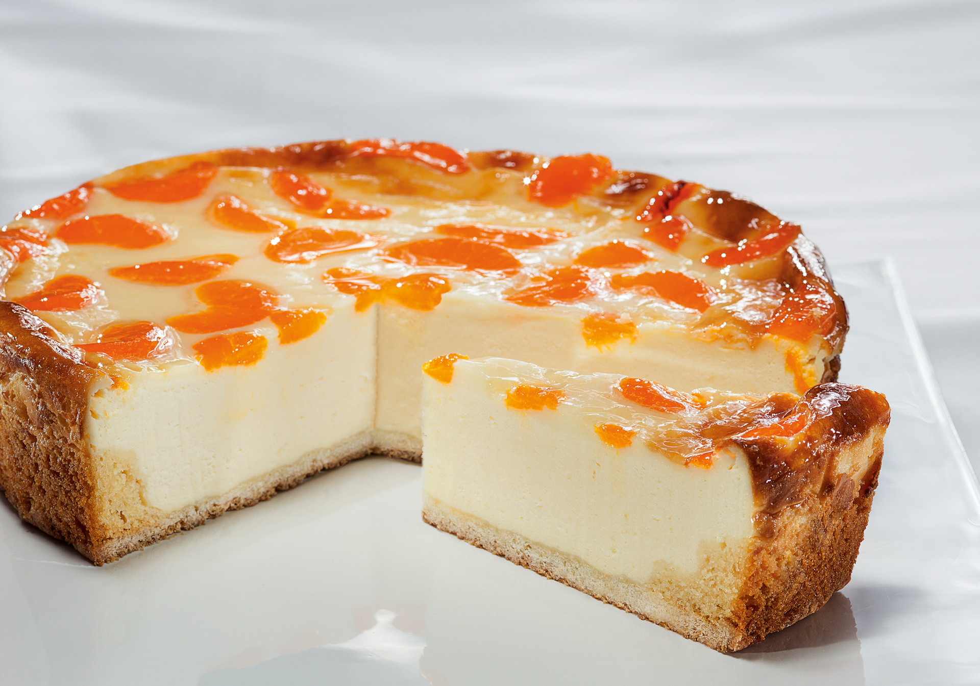 Pfalzgraf Käsetorte mit Mandarinen 2350g ungeschni