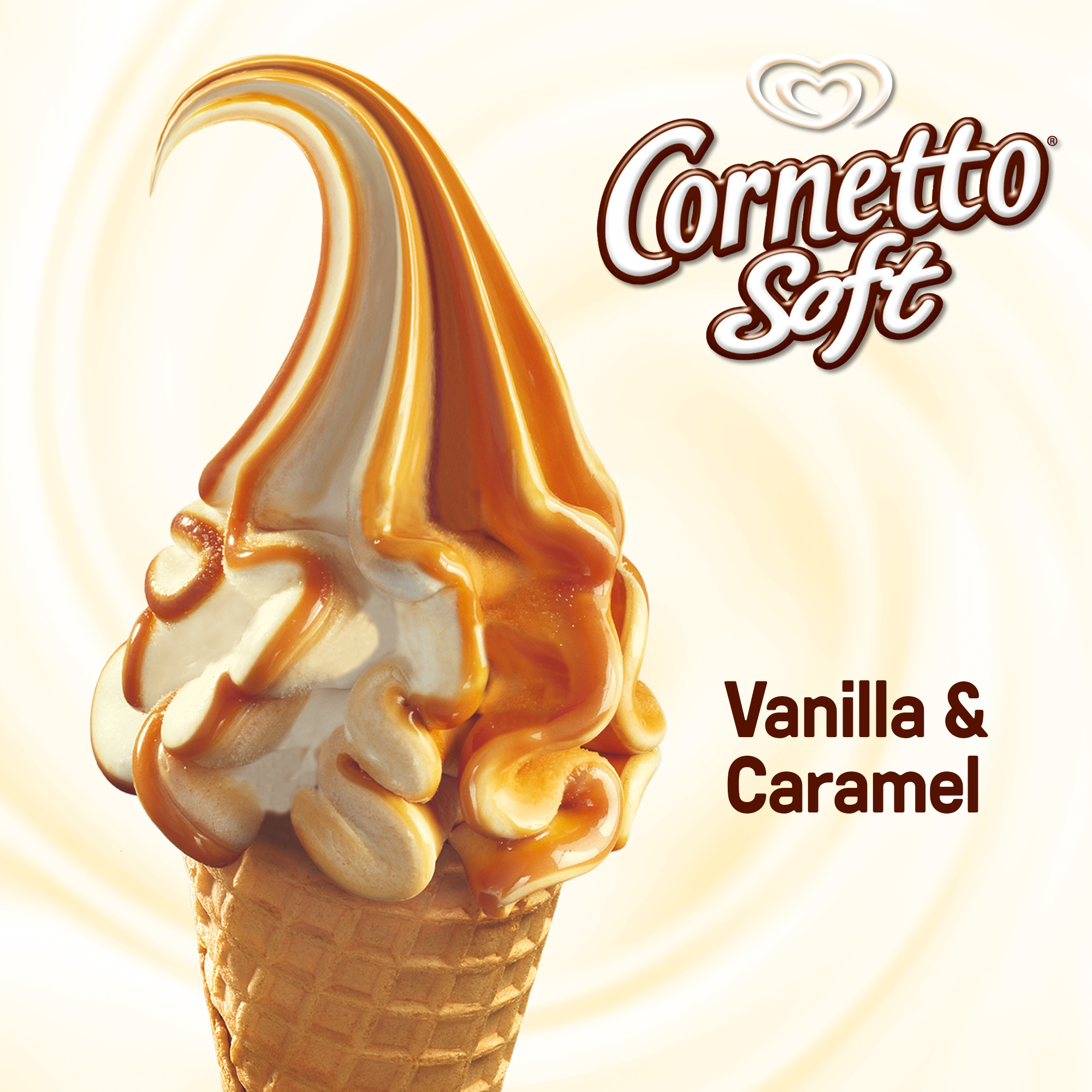 Cornetto Soft Vanille Caramel 15x145ml