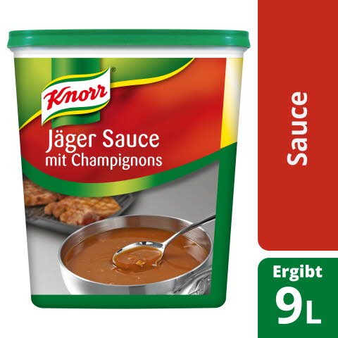 KNORR Jägersauce mit Champignons 1Kg KNORR Jägersauce mit Champignons 1Kg