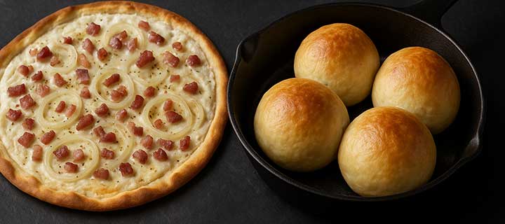 Flammkuchen Dampfnudeln Snacks