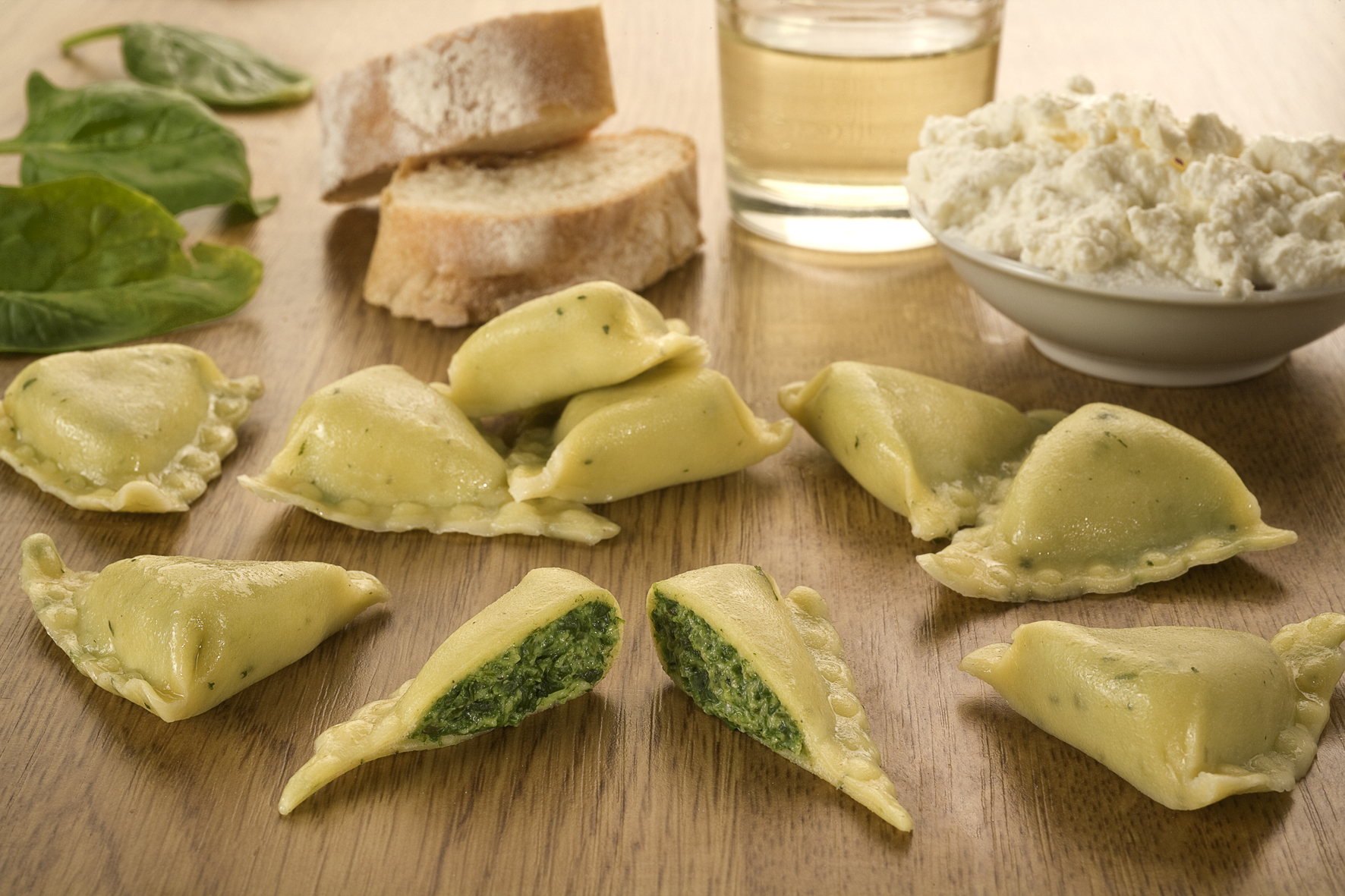 Bon Pastaio Rustico Triangolo Spinat Ricotta 3Kg