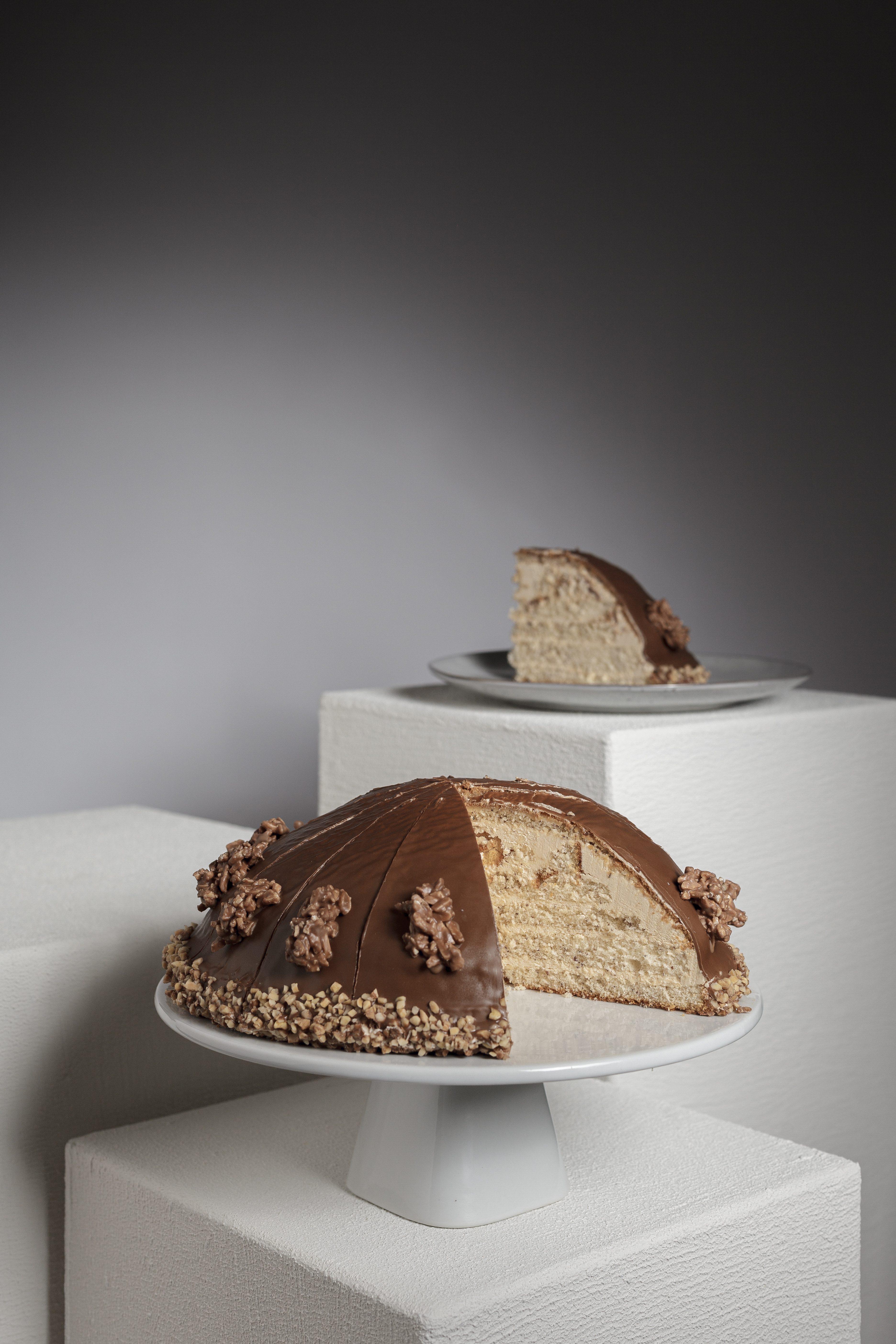 Brommler Nusskuppel Torte 14 Portionen