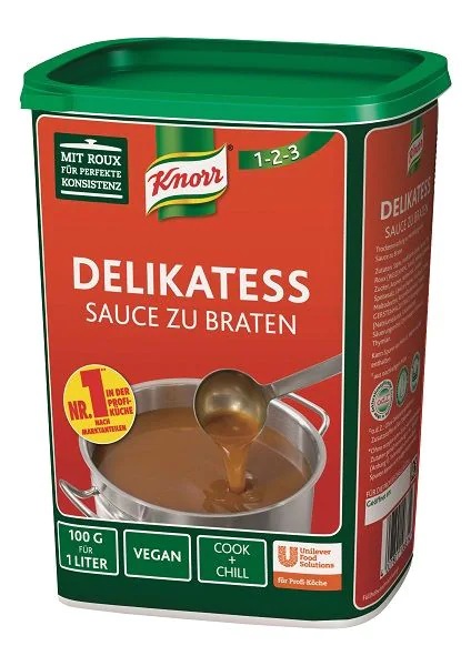 KNORR Delikatess Sauce zum Braten 6x1Kg KNORR Delikatess Sauce zum Braten 6x1Kg