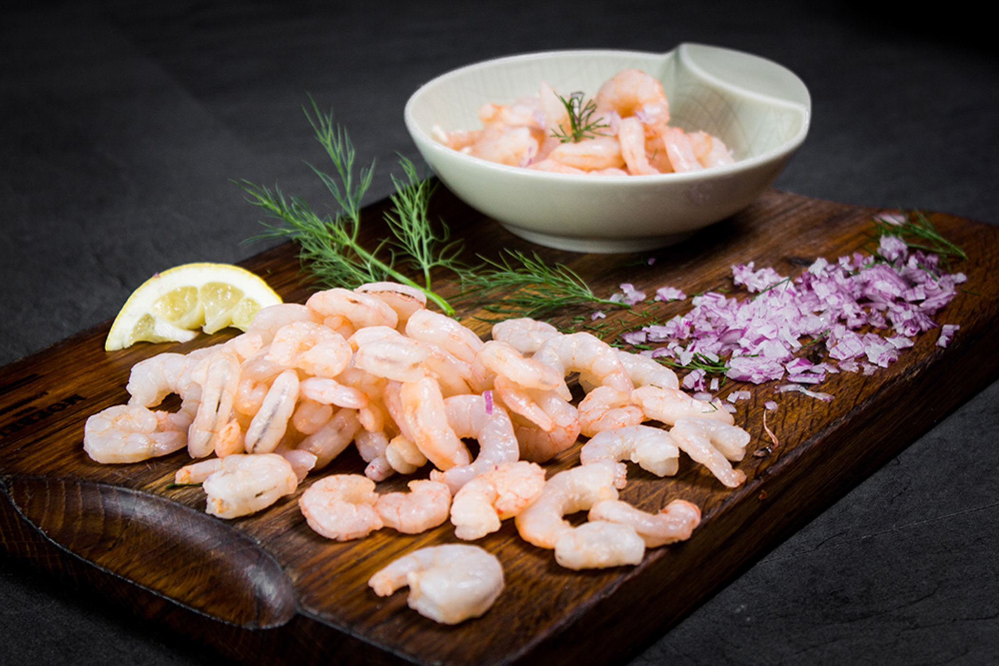 Cocktailshrimps gekocht 2-300 per lbs