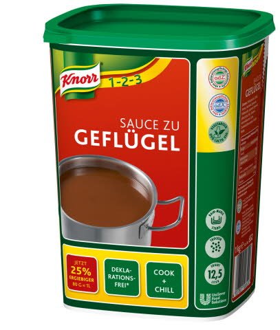 KNORR Sauce zu Geflügel 6x1Kg KNORR Sauce zu Geflügel 6x1Kg