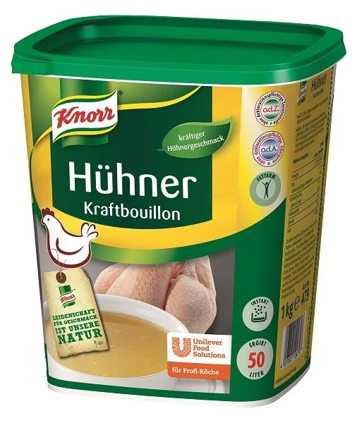 KNORR Hühner Kraftbouillon ohne Suppengrün 6x1Kg