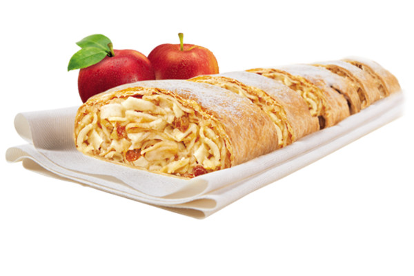 Pan Apfelstrudel aus gezogenem Teig 36x160g