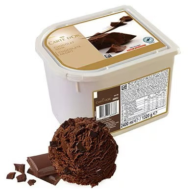 Wanne Dunkle Schokolade Carte D&#039;Or 2x2,4l