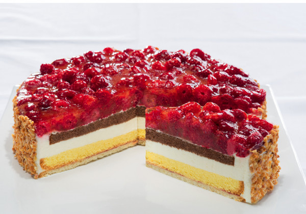 Pfalzgraf Himbeer Käse Sahnetorte 2500g ungeschn.